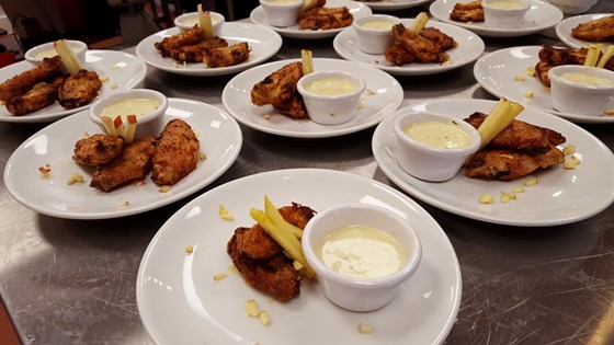 Baking, Culinary Arts, Garde Manger: Chicken Wings