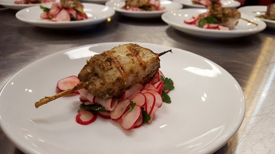 Baking, Culinary Arts, Garde Manger: Grilled Mahi Skewers