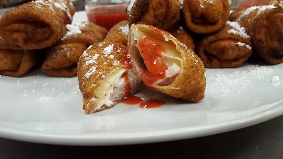 Baking, Culinary Arts, Garde Manger: Strawberry Cream Cheese Egg Rolls