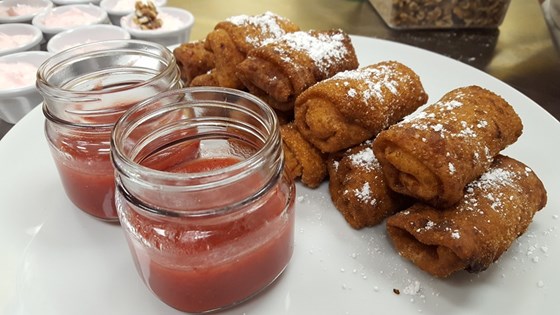 Baking, Culinary Arts, Garde Manger: Strawberry Cream Cheese Egg Rolls