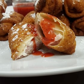 Baking, Culinary Arts, Garde Manger: Strawberry Cream Cheese Egg Rolls